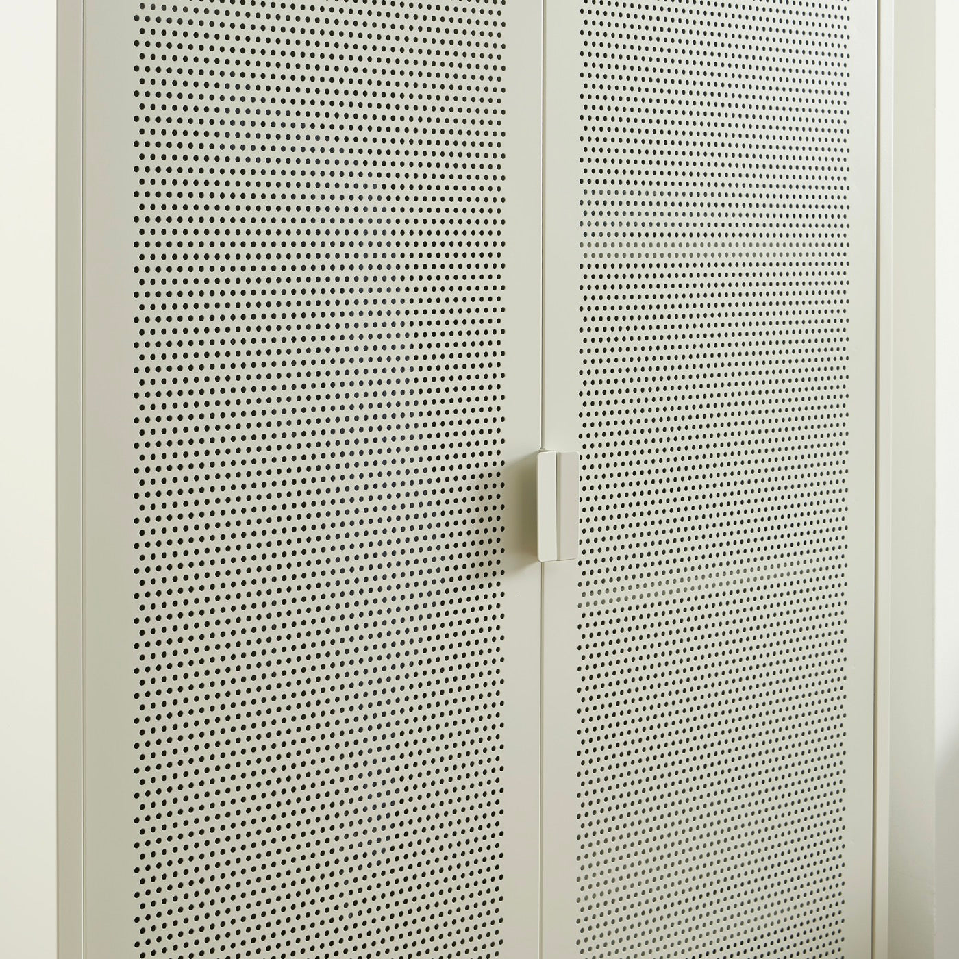Wardrobe - Metal - Sand Beige - 2 Doors