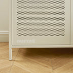 Wardrobe - Metal - Sand Beige - 2 Doors