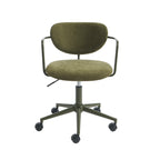 Office Chair - Fabric - Olive Green - With Casters