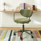 Office Chair - Fabric - Olive Green - With Casters