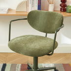 Office Chair - Fabric - Olive Green - With Casters