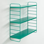 3-Level Wall Shelf - Metal - Emerald Green