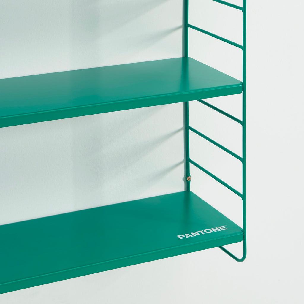 3-Level Wall Shelf - Metal - Emerald Green