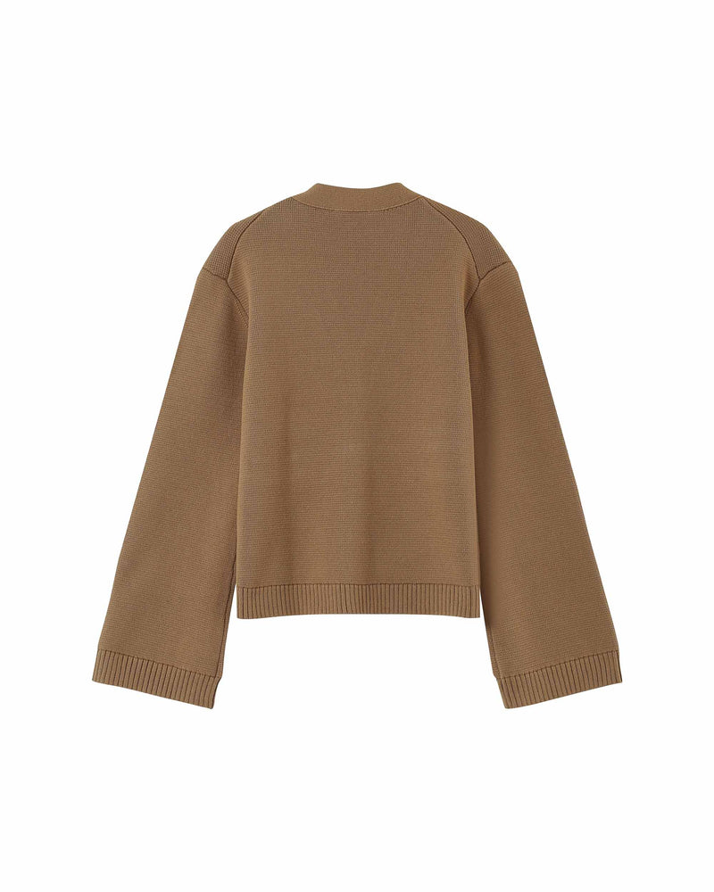 Cárdigan Paolino camel