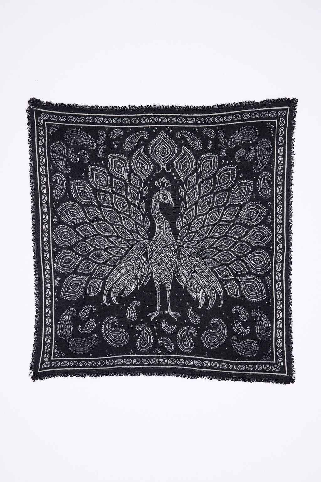 Petit Bandana Paon Bandana Paon - Noir Blanc - Femme