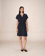 Robe Courte Papaye - Marine
