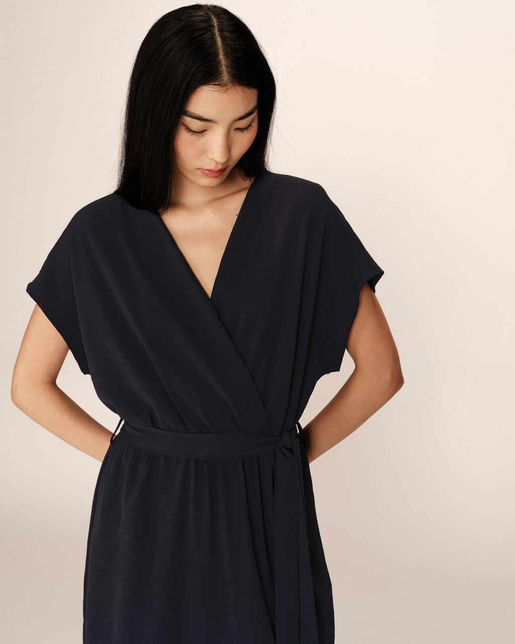 Robe Courte Papaye - Marine