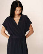 Robe Courte Papaye - Marine