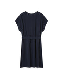Vestido corto azul marino sin mangas Papaya