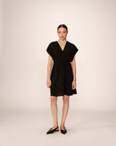 Papaya Short Dress - Black