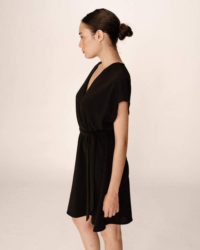 Papaya Short Dress - Black