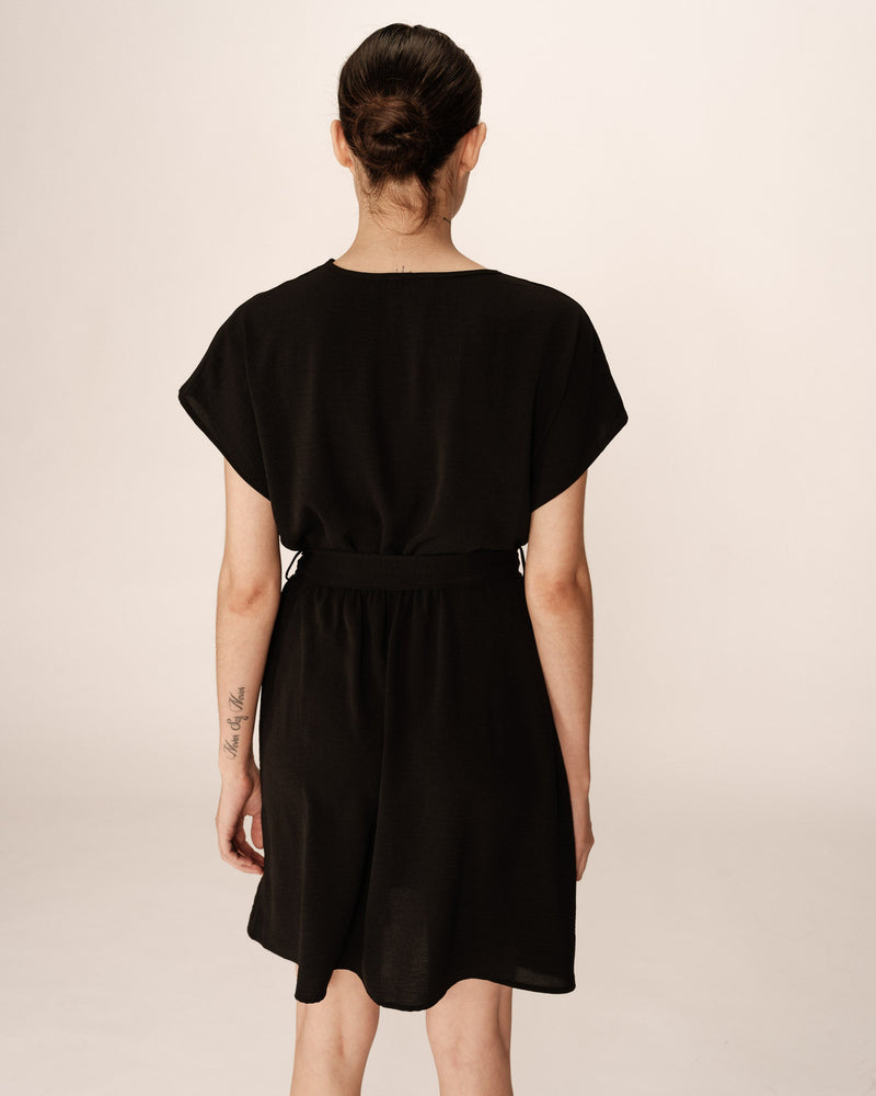 Papaya Short Dress - Black