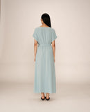Long Butterfly Dress - Blue