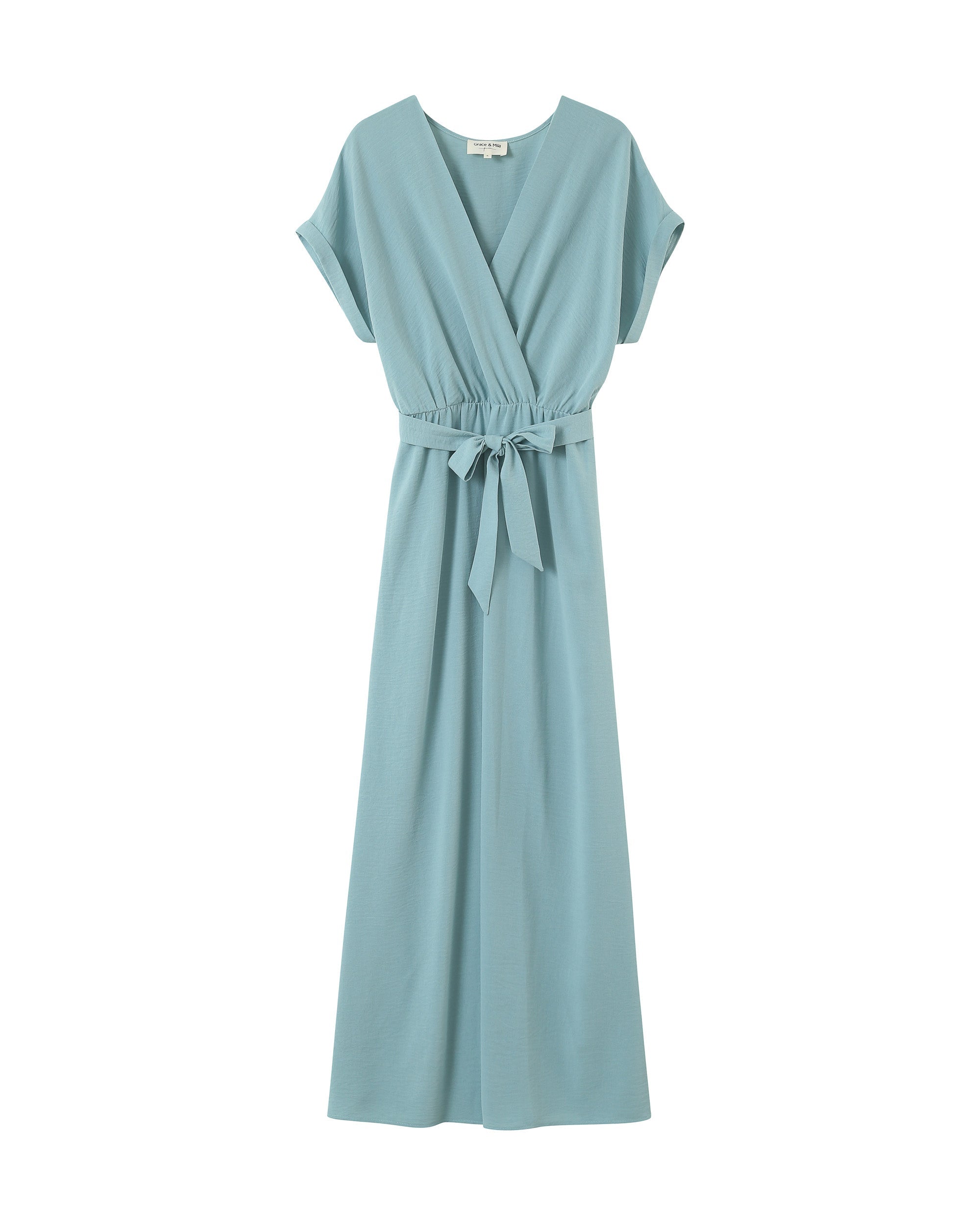 Robe Longue Papillon - Bleu