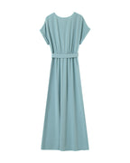 Robe Longue Papillon - Bleu