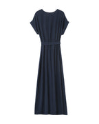 Papillon Long Dress - Navy