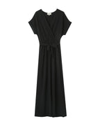 Robe Longue Papillon - Noir