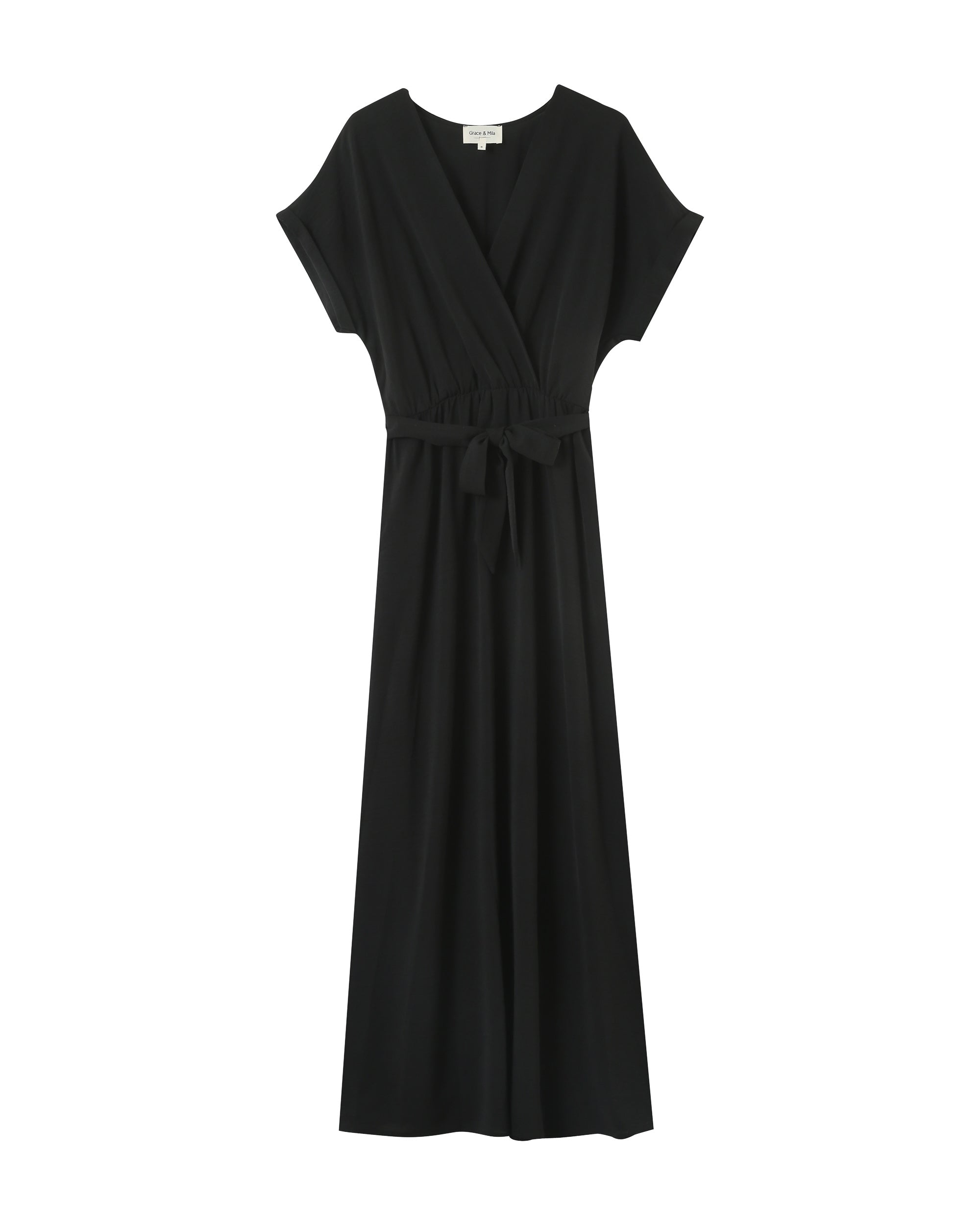 Robe Longue Papillon - Noir