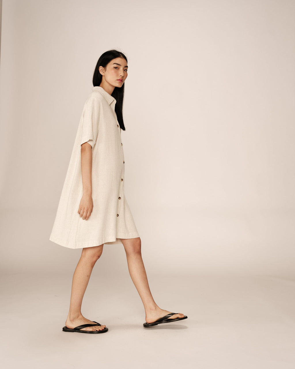Vestido Corto Paquita - Beige