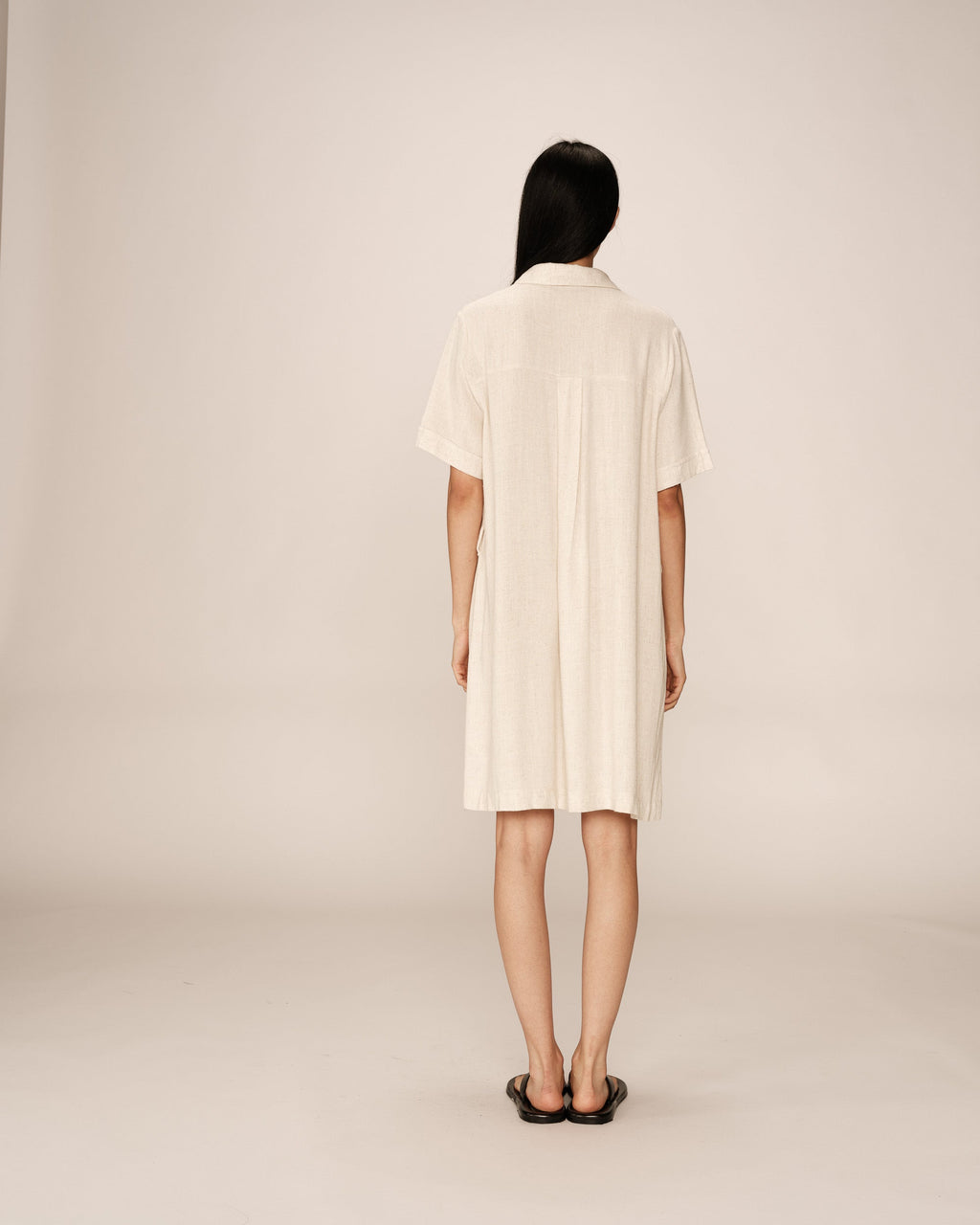 Vestido Corto Paquita - Beige