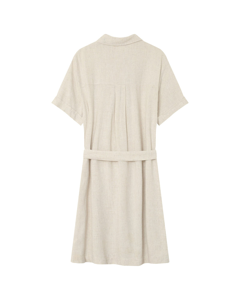 Paquita Short Dress - Beige