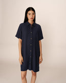 Paquita Navy Short Cross Dress