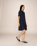 Vestido Corto Paquita - Marino