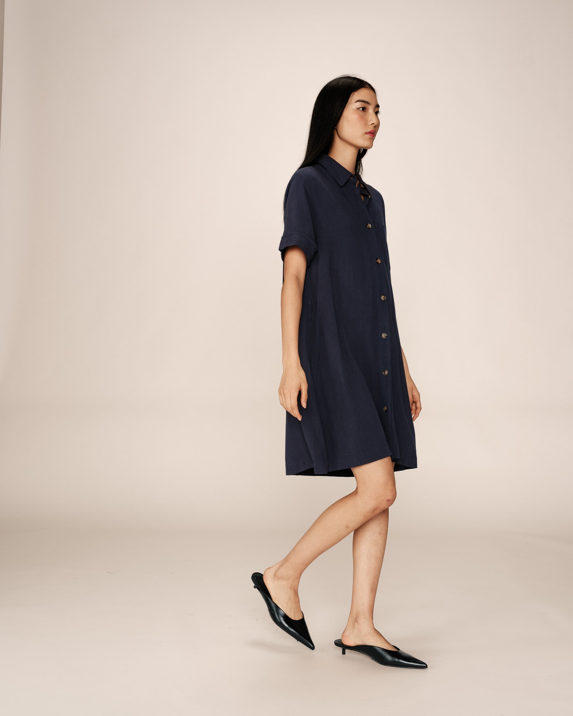 Vestido Corto Paquita - Marino
