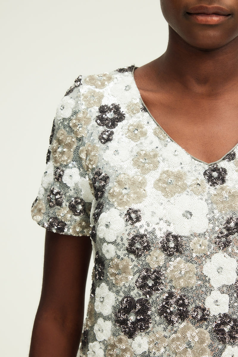 Robe Sidra - Argent