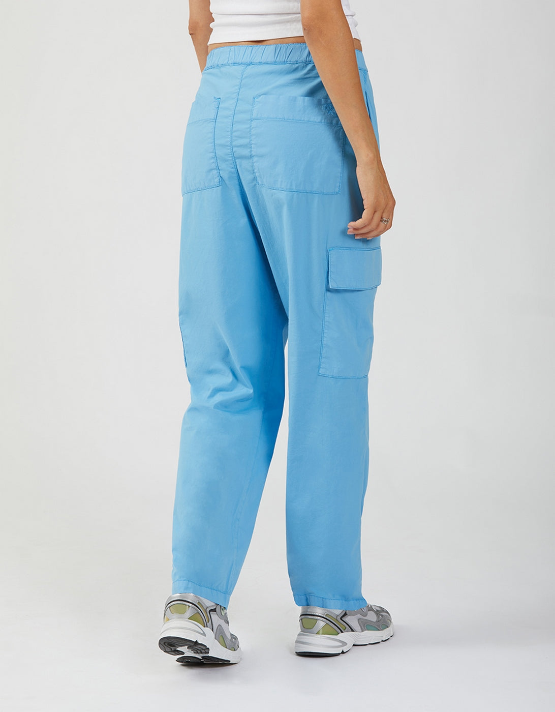 Parachute Cargo Trousers - Bright Azur - Women
