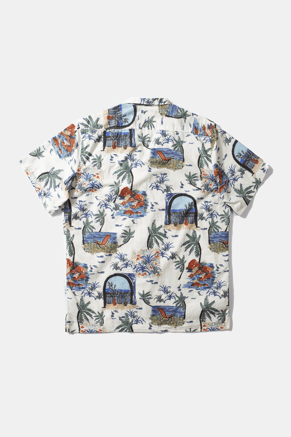 Chemise Manches Courtes Paradise Plain White