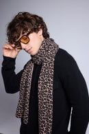 Echarpe Pardy - Beige Leopard - Mixte