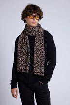 Bufanda Pardy - Beige Leopardo - Unisex
