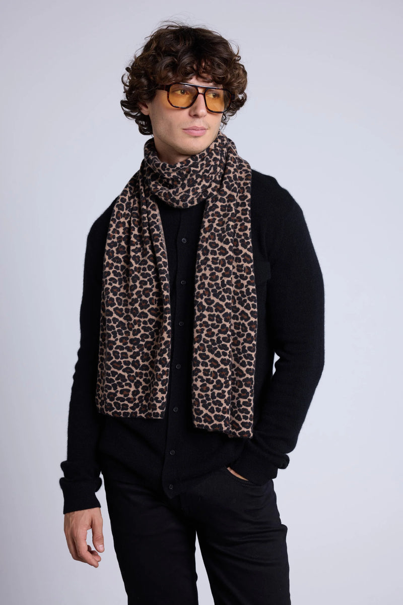 Echarpe Pardy - Beige Leopard - Mixte