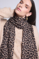 Echarpe Pardy - Beige Leopard - Mixte