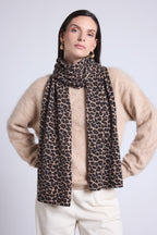 Echarpe Pardy - Beige Leopard - Mixte