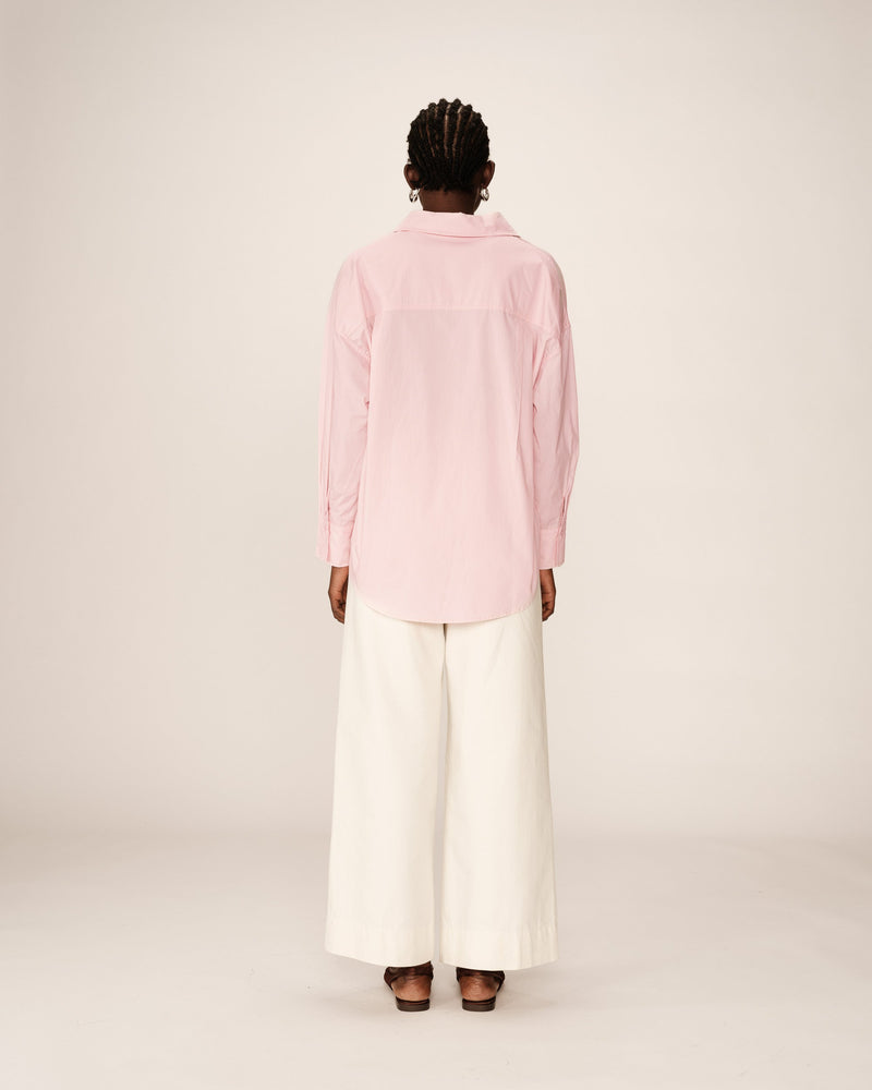 Camisa oversize rosa París