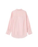 Camisa oversize rosa París