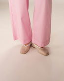 Pantalones anchos de rayas rosas Parmentier
