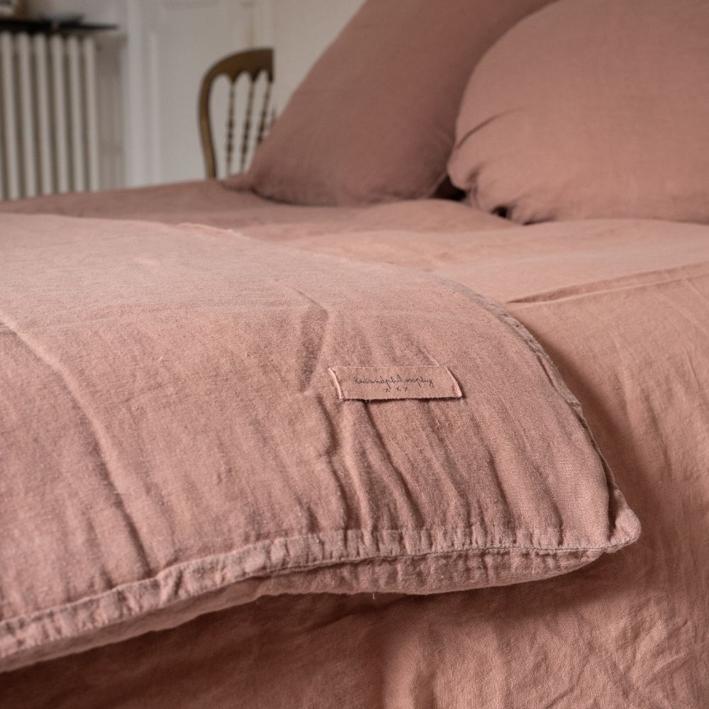 Single Washed Linen Bedding Set