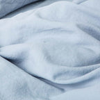 Housse De Couette - En Lin 190G/M² - Bleu Glacier