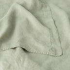 Drap Plat - En Lin Lavé 190G/M² - Vert Sauge
