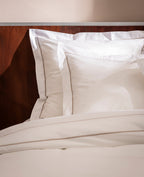 Set De 2 Taies D'Oreillers - 100% Percale De Coton Bourdon - 11 Coloris