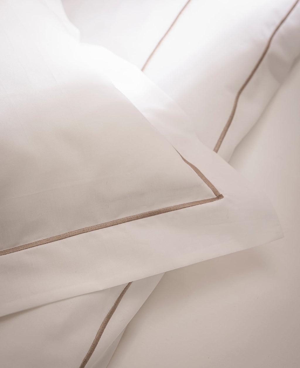 Set De 2 Taies D'Oreillers - 100% Percale De Coton Bourdon - 11 Coloris