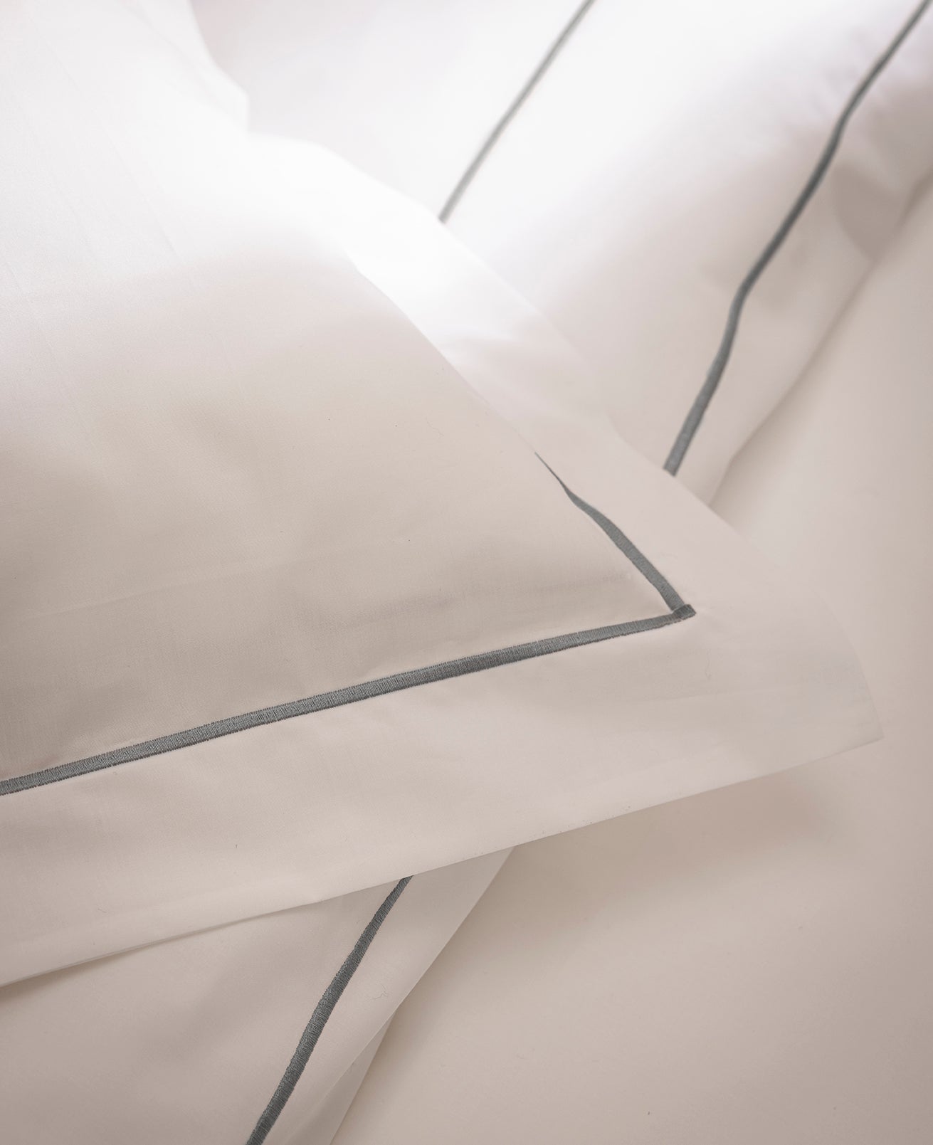 Set De 2 Taies D'Oreillers - 100% Percale De Coton Bourdon - 11 Coloris