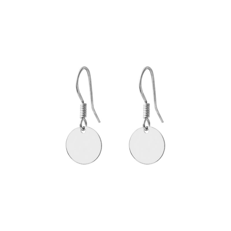 Boucles D'Oreilles Argent Pastille