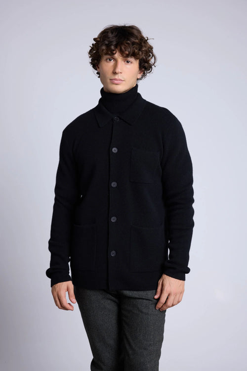 Pascal Overshirt - Black - Men