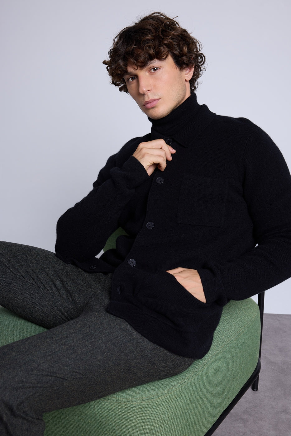 Surchemise Pascal - Noir - Homme
