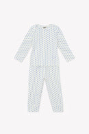 Ensemble - Pyjama 2 Pièces Bleu Bébé Imprimé Étoiles