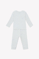 Ensemble - Pyjama 2 Pièces Bleu Bébé Imprimé Étoiles